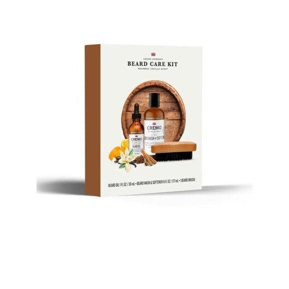 Cremo Company Beard Care Kit Bourbon Vanilla Scent New - Picture 4 of 4